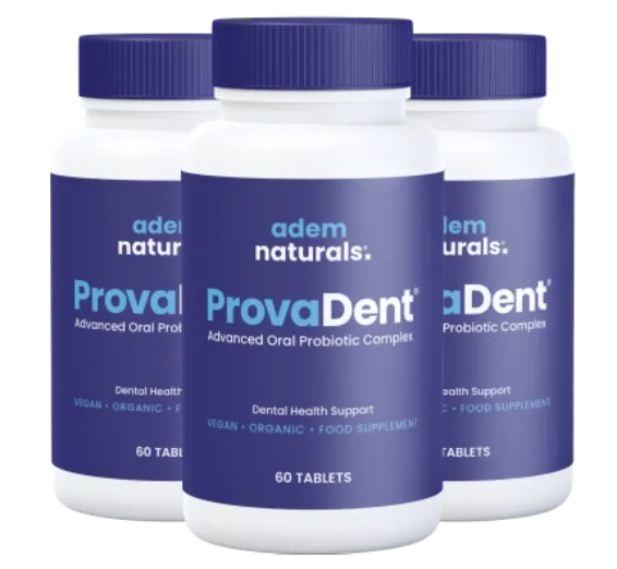 ProvaDent 3-bottle pack for gum health and fresh breath
